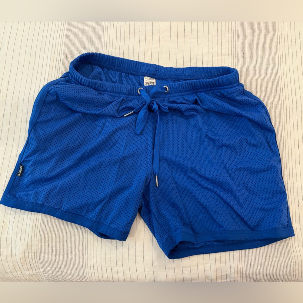 Men's Blue Athletic Shorts